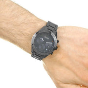 Hugo Boss Talent Chronograph Ceramic Black Dial Black Steel Strap Watch for Men - 1513581