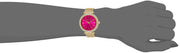 Michael Kors Darci Pink Dial Gold Steel Strap Watch for Women - MK3444