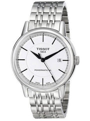 Tissot Carson Powermatic 80 Silver Dial Silver Steel Strap Watch For Men - T085.407.11.011.00