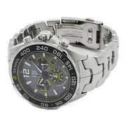 Tag Heuer Formula 1 Ayrton Senna Special Edition Grey Dial Silver Steel Strap Watch for Men - CAZ101AF.BA0637