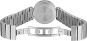 Gucci G Interlocking Silver Dial Silver Steel Strap Watch For Women - YA133503