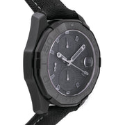 Tag Heuer Aquaracer Automatic Chronograph Special Edition Titanium Grey Dial Black Leather Strap Watch for Men - CAY218B.FC6370