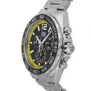 Tag Heuer Formula 1 Chronograph Black Dial Silver Steel Strap Watch for Men- CAZ101AC.BA0842