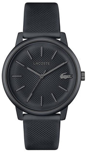 Lacoste 12.12 Move Gray Dial Gray Silicon Strap Watch for Men - 2011242