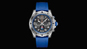 Breitling Endurance Pro Ironman World Championship Grey Dial Blue Rubber Strap Watch for Men - E823103A1M1S1