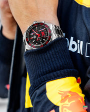 Tag Heuer Formula 1 Max Verstappen Limited Edition Grey Dial Two Tone Steel Strap Watch for Men - CAZ101U.BA0843