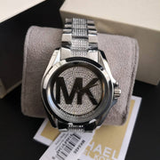 Michael Kors Bradshaw Silver Dial Silver Stainless Steel Strap Watch for Women - MK6486