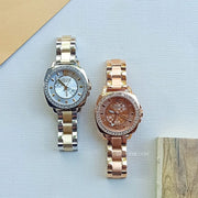 Coach Mini Boyfriend Rose Gold Dial Rose Gold Steel Strap Watch for Women - 14501701