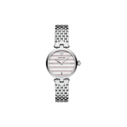 Emporio Armani Arianna Analog White Dial Silver Steel Strap Watch For Women - AR11195