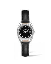 Longines Equestrian Arche Quartz Diamond Black Dial Watch for Women - L6.136.0.57.0