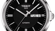 Tissot Automatics III Black Dial Silver Steel Strap Watch For Men - T065.430.11.051.00