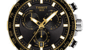 Tissot Supersport Chrono Black Dial Silver Steel Strap Watch For Men - T125.617.21.051.00