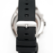 Hugo Boss Velocity Chronograph Black Dial Black Leather Strap Watch for Men - 1513716