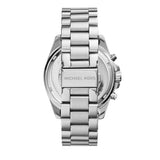 Michael Kors Bradshaw Chronograph Silver Dial Silver Steel Strap Watch for Men - MK5535
