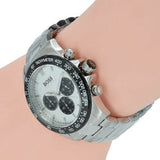 Hugo Boss Ikon Chronograph Silver Dial Silver Steel Strap Watch for Men - 1512964