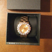 Marc Jacobs Amy Rose Gold Dial Rose Gold Steel Strap Watch for Women - MBM3223