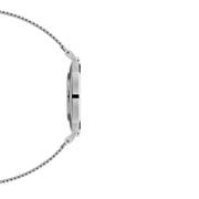 Daniel Wellington Petite Sterling White Dial Silver Mesh Bracelet Watch For Women - DW00100220