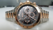 Hugo Boss Ikon Chronograph Grey Dial Two Tone Steel Strap Watch for Men - 1513339