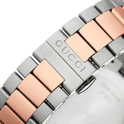 Gucci G Timeless Grey Dial Two Tone Steel Strap Watch For Men - YA126446