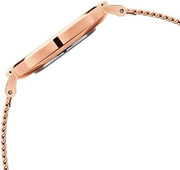 Daniel Wellington Petite Melrose White Dial Rose Gold Mesh Strap Watch For Women - DW00100305