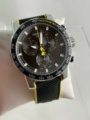 Tissot T Sport Supersport Chrono Tour De France Black Dial Black Nylon Strap Watch for Men - T125.617.17.051.00