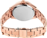Fossil Rye Automatic Skeleton Rose Gold Dial Rose Gold Steel Strap Watch for Women - BQ3754