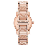 Burberry The City Rose Gold Dial Rose Gold Steel Strap Watch for Women - BU9235