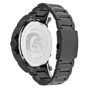 Diesel Big Daddy Chronograph Black Dial Black Steel Strap Watch For Men - DZ7312