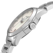 Gucci G Timeless Diamonds Mother of Pearl Dial Silver Steel Strap Watch For Women - YA126542