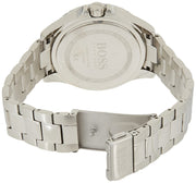Hugo Boss Premiere Chronorgaph Rose Gold Dial Silver Steel Strap Watch for Women - 1502444