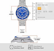 Michael Kors Maritime Three-Hand Blue Dial Silver Steel Strap Watch for Men - MK9160