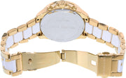 Michael Kors Wren Chronograph Diamonds Gold Dial Two Tone Steel Strap Watch for Women - MK6157