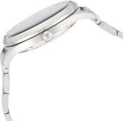 Emporio Armani Meccanico Skeleton Silver Dial Silver Steel Strap Watch For Men - AR1945
