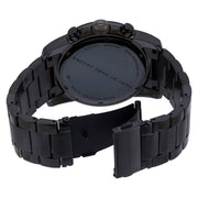Marc Jacobs Larry Chronograph Black Dial Black Steel Strap Watch for Men - MBM8606