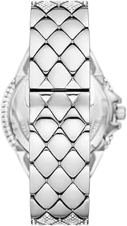 Michael Kors Camille Three-Hand Crystals Silver Dial Silver Steel Strap Watch for Women - MK4803