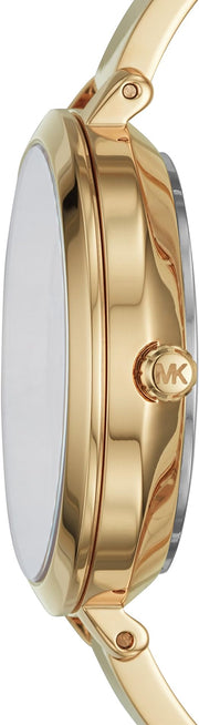 Michael Kors Jaryn Quartz Gold Dial Gold Steel Strap Watch For Women - MK3734