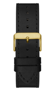 Guess Continental Black Dial Black Rubber Strap Watch for Men - GW0262G2