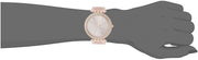 Michael Kors Darci Rose Gold Dial Two Tone Steel Strap Watch for Women - MK4327