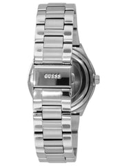 Guess Viva Quartz Silver Dial Silver Steel Strap Watch For Women - W0111l1