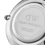 Daniel Wellington Classic Petite York Black Dial Brown Leather Strap Watch For Women - DW00100238