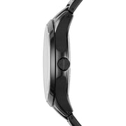 Armani Exchange Hampton Black Dial Black Steel Strap Watch For Men - AX7101