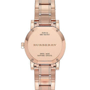 Burberry The City Rose Gold Dial Rose Gold Steel Strap Watch for Women - BU9135