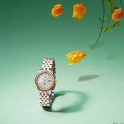 Tissot Le Locle Automatic Lady Mother of Pearl Dial Two Tone Steel Strap Watch For Women - T006.207.22.116.00