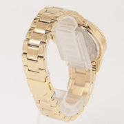 Michael Kors Everest Three-Hand Mother of Pearl White Dial Gold Steel Strap Watch For Women - MK7363