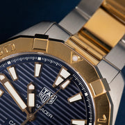 Tag Heuer Aquaracer Calibre 5 Blue Dial Two Tone Steel Strap Watch for Women - WBD2120.BB0930