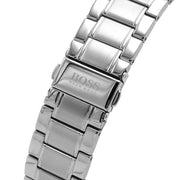 Hugo Boss Skymaster Chronograph Blue Dial Silver Steel Strap Watch for Men - 1513784