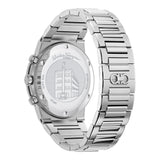 Salvatore Ferragamo Sapphire Chrono Green Dial Silver Steel Strap Watch for Men - SFME00421