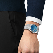 Tissot PRX Powermatic 80 Gradient Blue Dial Silver Steel Strap Watch for Men - T137.407.11.351.01