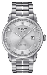 Tissot Luxury Powermatic 80 Silver Dial Silver Steel Strap Watch For Men - T086.407.11.031.00