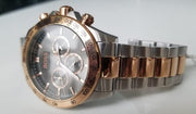 Hugo Boss Ikon Chronograph Grey Dial Two Tone Steel Strap Watch for Men - 1513339